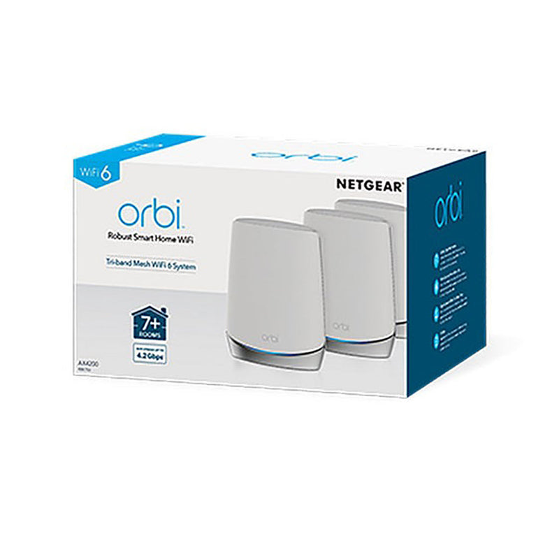 【免費送貨】NETGEAR Orbi Mesh WiFi 6 專業級三頻路由器 3 件套裝 (RBK753) - anlander 好貨加 - 香港