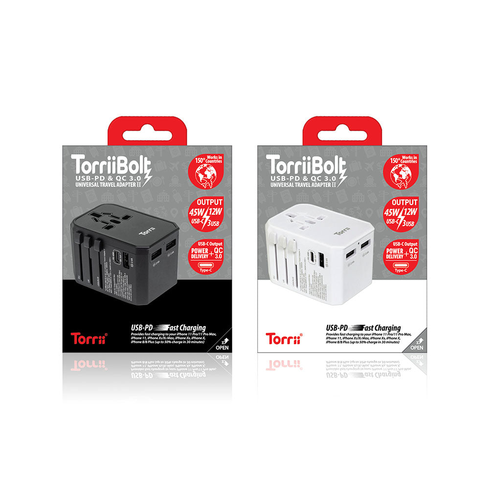 【免費送貨】TorriiBolt USB-C & QC3.0 第二代旅行轉插器 - anlander 好貨加 - 香港